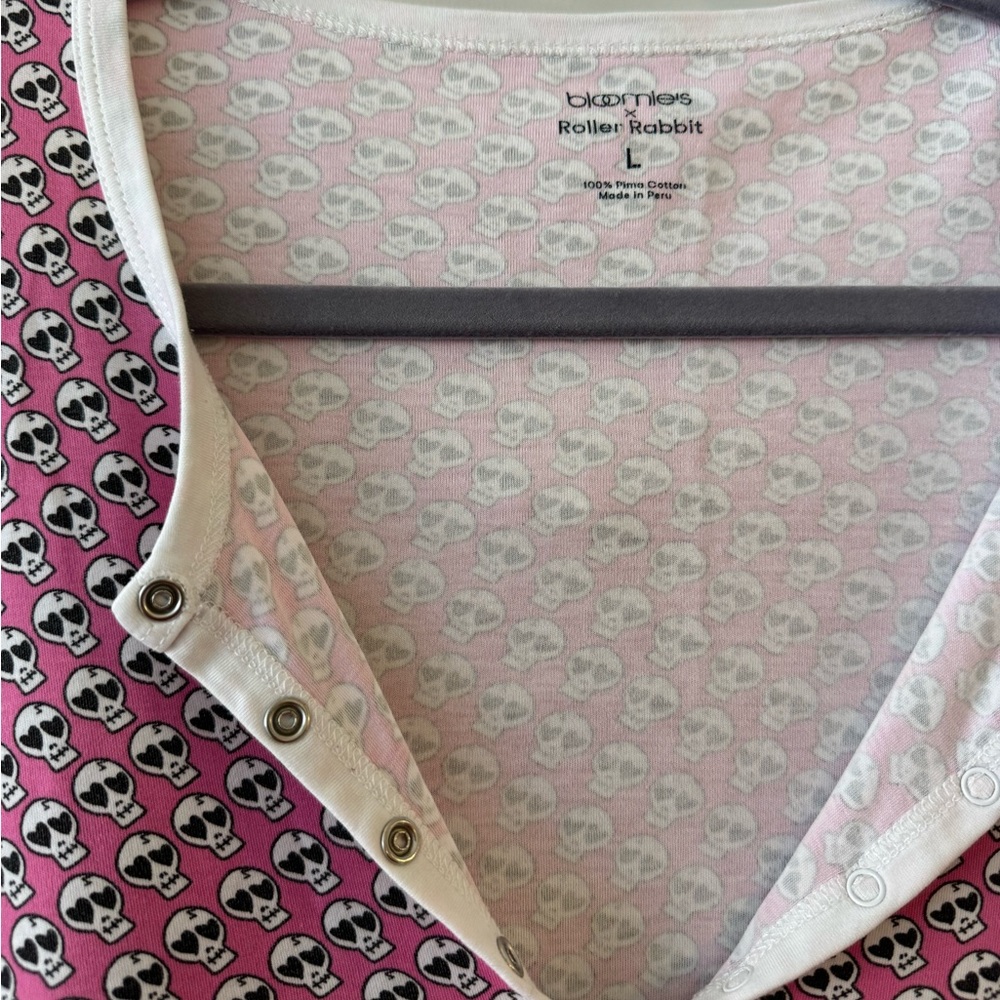 Roller Rabbit Pink Patterned Long-Sleeve Pajama Set - Picture 3 of 8